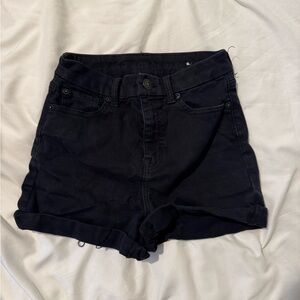 American Eagle Outfitters Black Denim Shorts